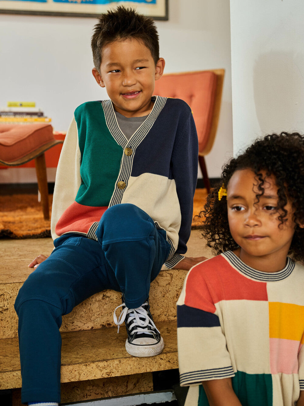 Tea Colorblock Sweater