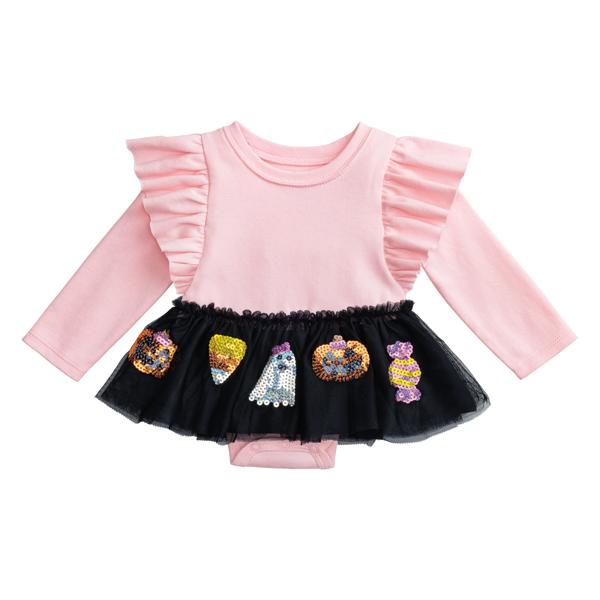 Mud Pie Halloween Tutu Bodysuit Outfit