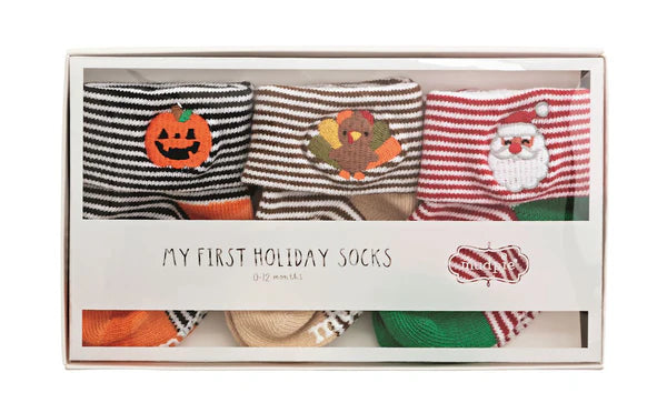 Mud Pie My First Holiday Socks