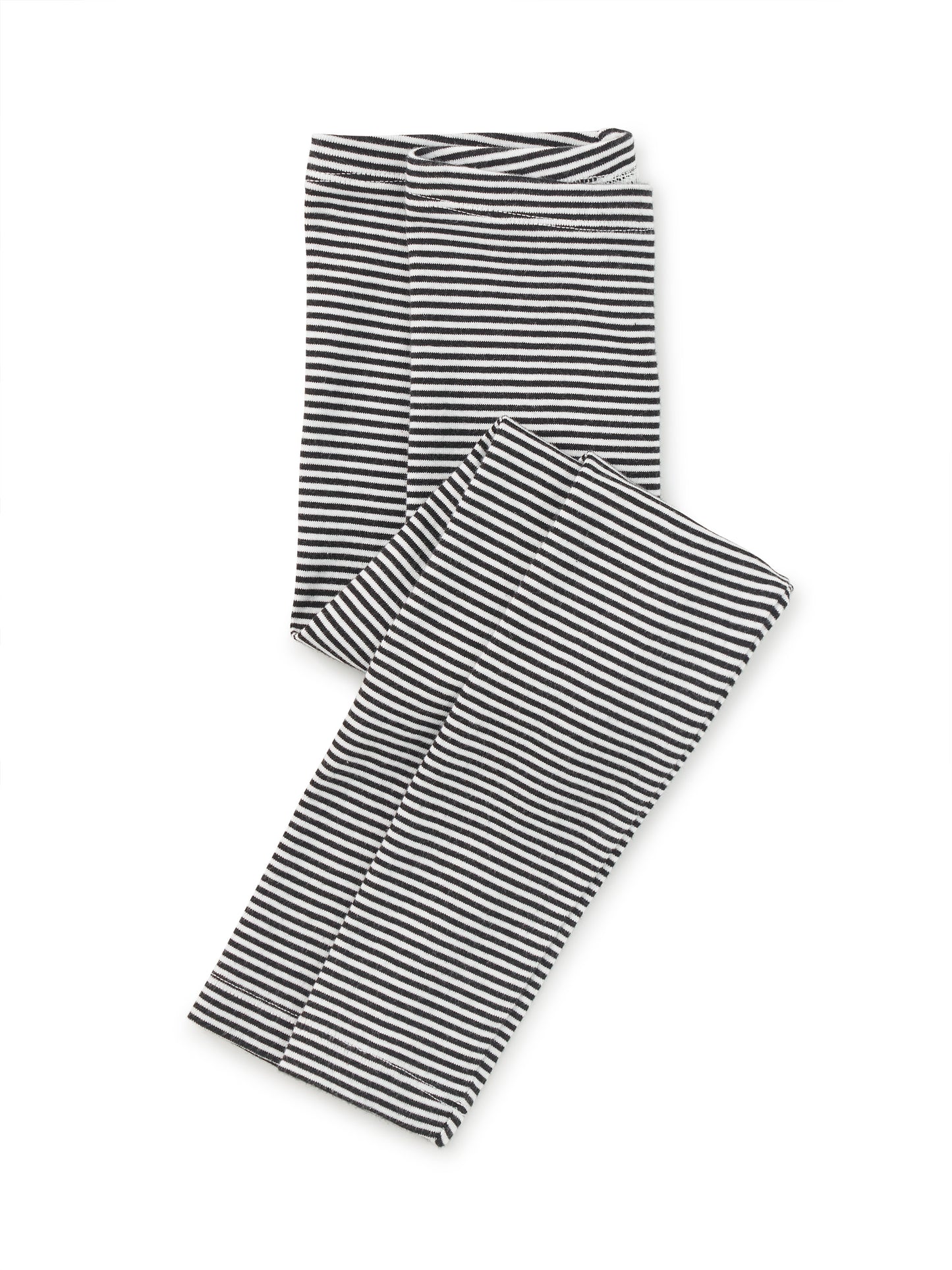 Tea Black and White Striped Leggings