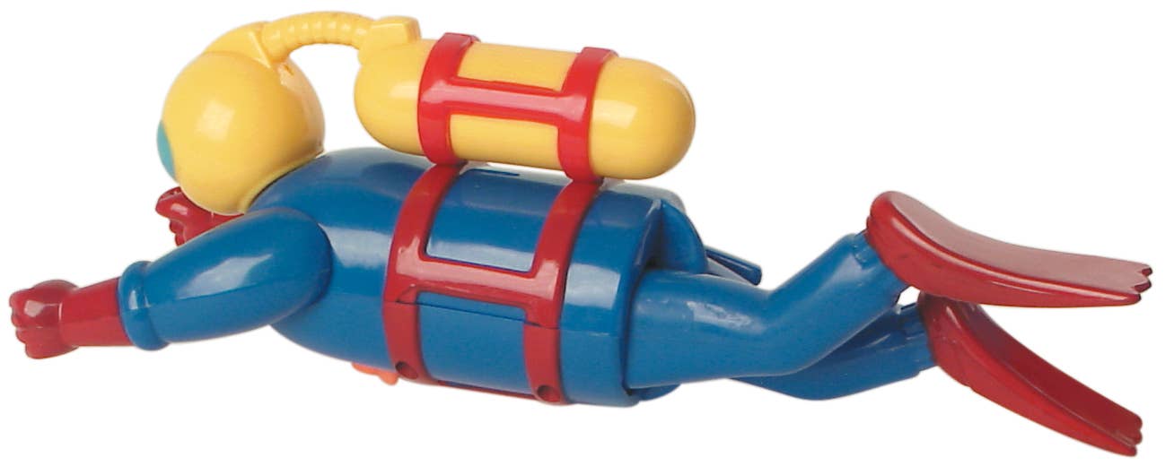 Tub Time - 7.5" Wind Up Diver, Bath, Pool, Beach