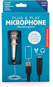 Kikkerland Plug & Play Microphone