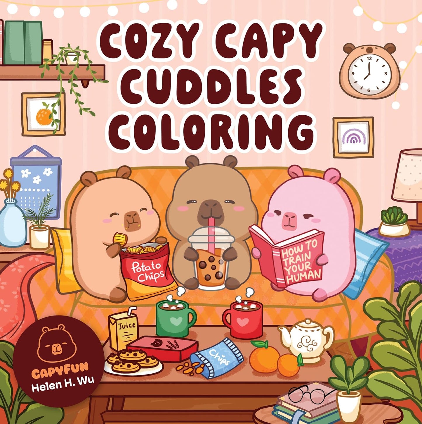 Cozy Capy Cuddles Coloring Book