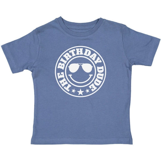Sweet Wink Birthday Dude T-Shirt | Blue