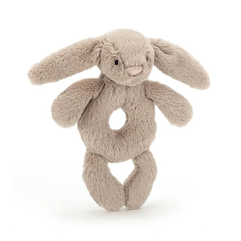 Jellycat Bashful Beige Bunny Ring Rattle