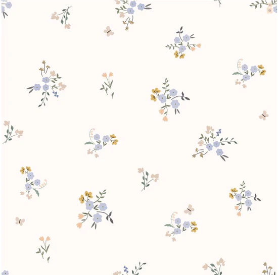 Loulou Lollipop Long Sleeve Waterproof Bib- Ditsy Floral