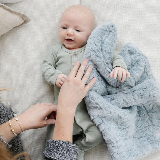 Saranoni Dream Mini Blanket - Heather Blue