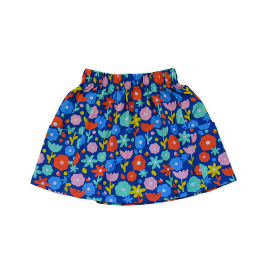 Sunshine Kids Co. Floral Stripe Skirt with Pockets