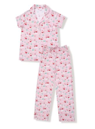 Angel Dear Women's Pajama Set | Golfing Mrs. Claus