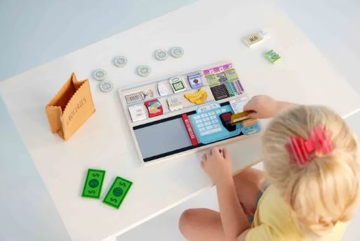 Mud Pie Wood Grocery Store Puzzle