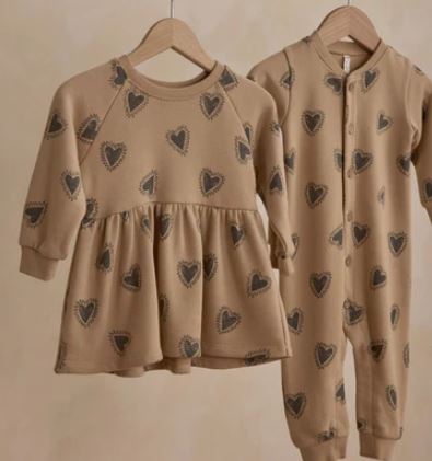 Rylee + Cru Raglan Dress | Hearts