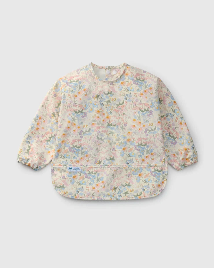 Loulou Lollipop Long Sleeve Waterproof Bib- English Garden
