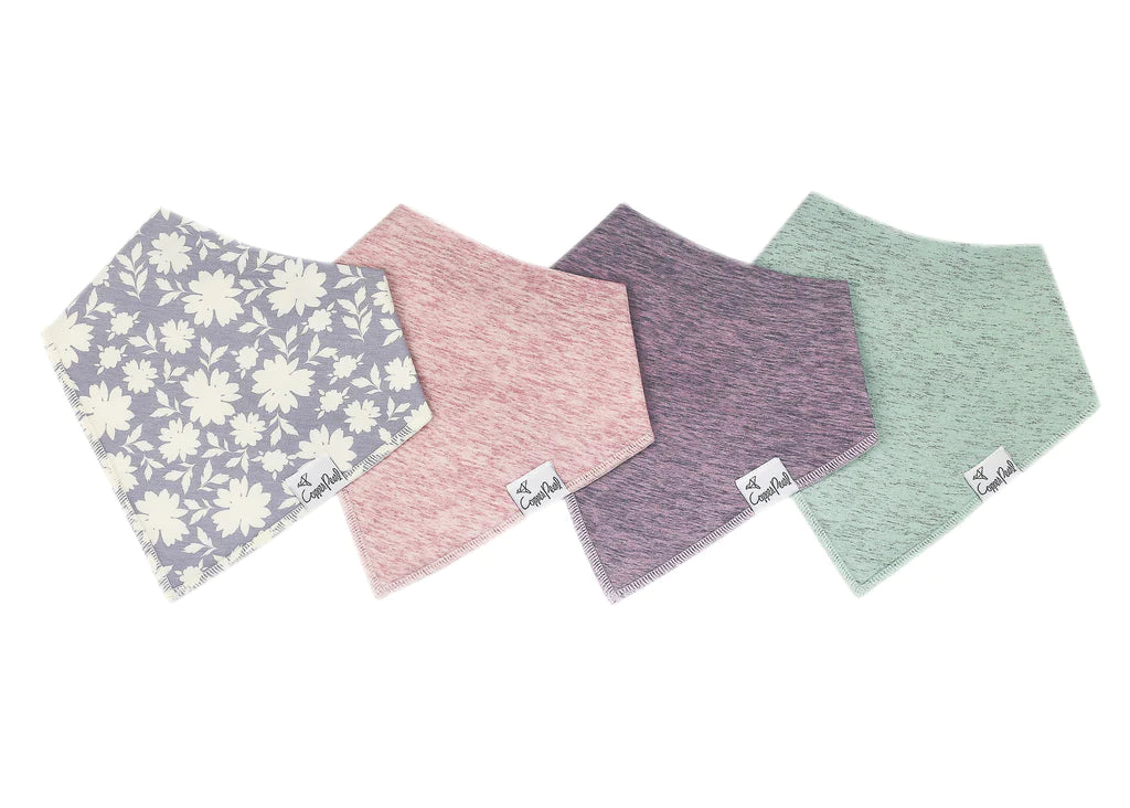 Copper Pearl Lacie Bandana Bib 4-Pack