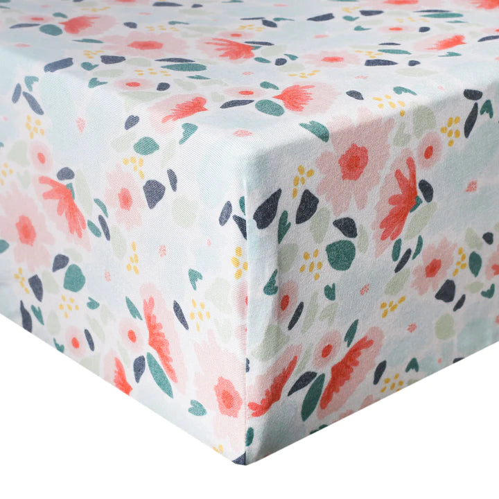 Copper Pearl Leilani Premium Knit Fitted Crib Sheet