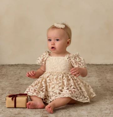 Noralee Margot Romper | Embroidery Daisy