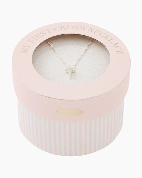 Mud Pie My First Cross Necklace