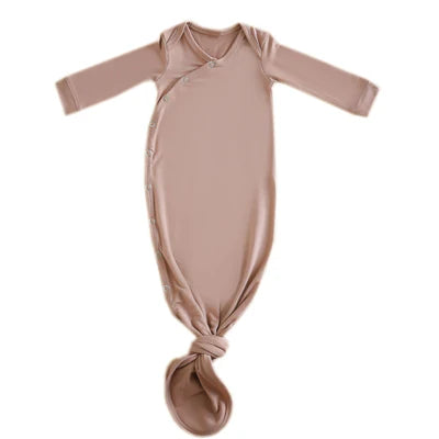 Copper Pearl Knotted Gown- Pecan
