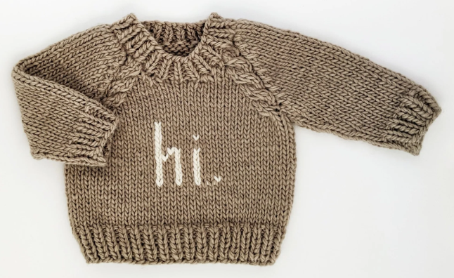 Hi. Pebble Crew Neck Sweater