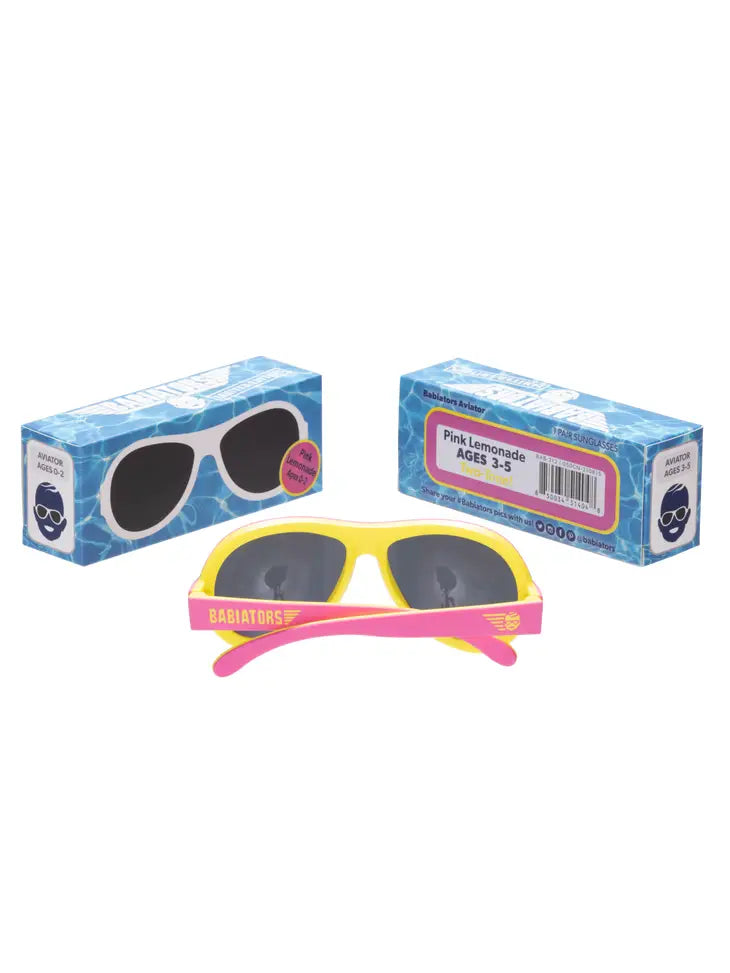 Babiators - Pink Lemonade Two Tone Kids Aviator - LIMITED EDITION