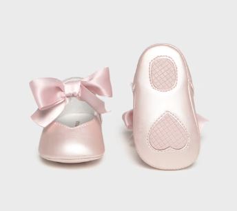 Mayoral Pink Bow Shoes