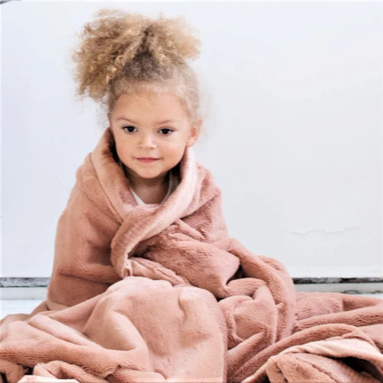 Saranoni Lush Receiving Blanket - Rosy