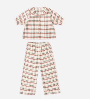 Rylee + Cru Ruffle Pajamas| Holiday Flannel
