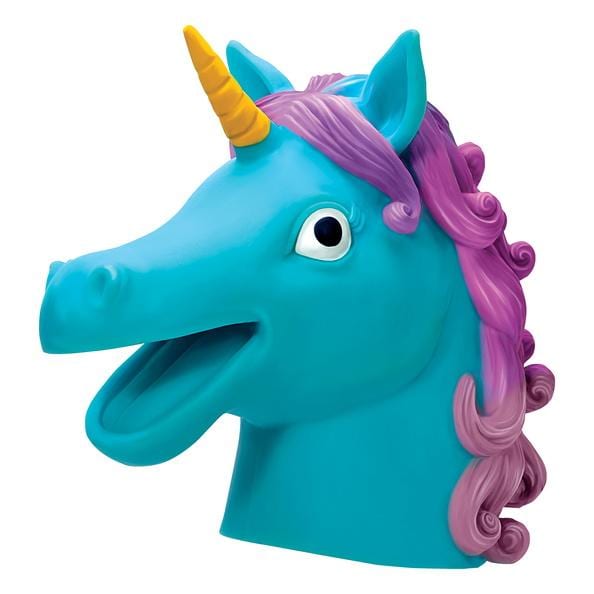 Schylling Blue Unicorn Hand Puppet