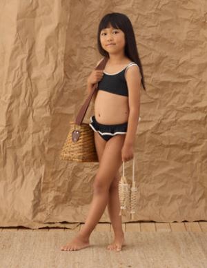 Rylee + Cru Daisy Bikini Black