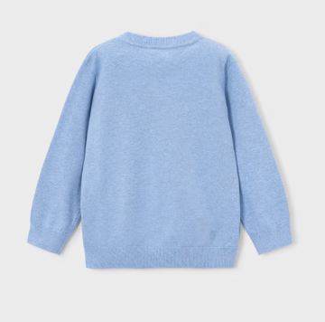 Mayoral Boy Crewneck Sweater Baby Blue