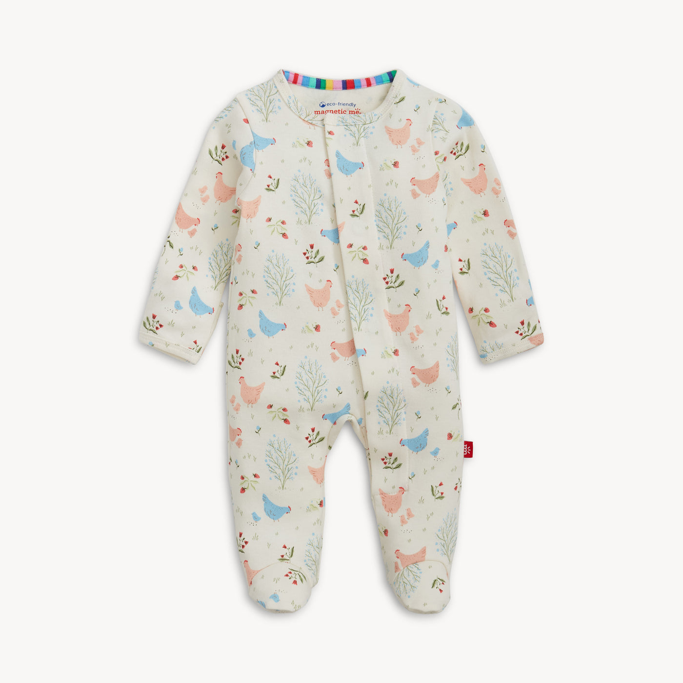 Magnetic Me Organic Cotton Footie | Chicken Tender