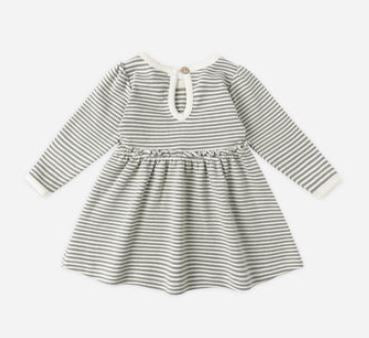 Quincy Mae Alda Dress | Forest Stripe