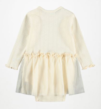 MOLO Frillo Pearled Ivory Bodysuit