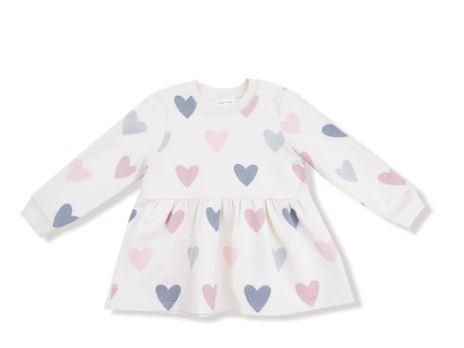 Angel Dear Drop Waist Dress | Hearts