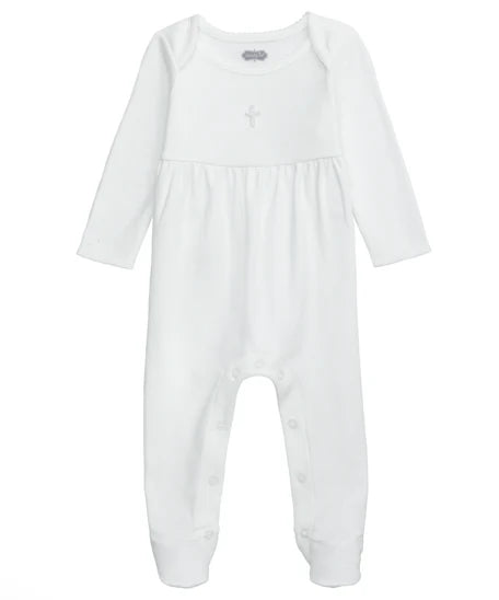 Mud Pie Crochet White Sleeper