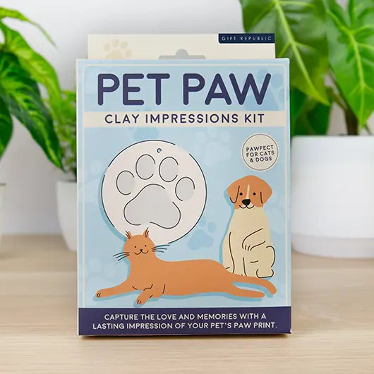 Gift Republic Pet Paw Clay Impression Kit