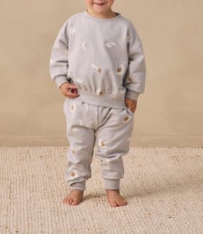 Quincy Mae Relaxed Sweat Set | Sky Friends