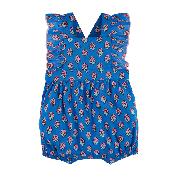 Mud Pie Ruffle Print Romper