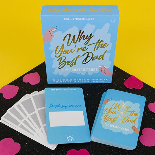 Gift Republic Why You're The Best Dad DIY Scratch Cards