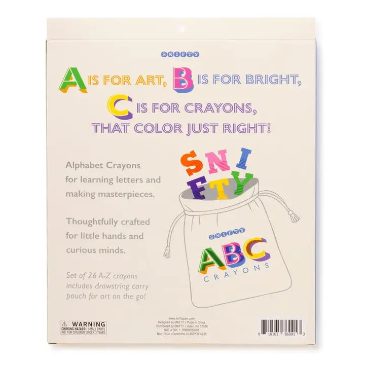 Snifty ABC Crayons