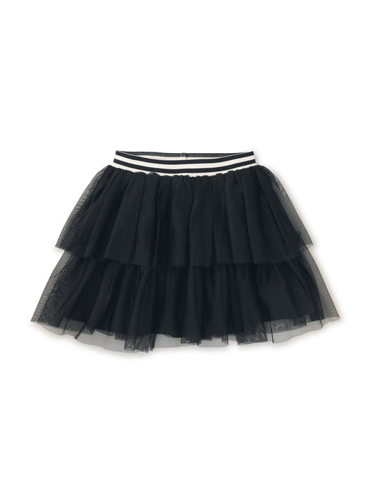 Tea Tiered Tulle Skirt | Jet Black