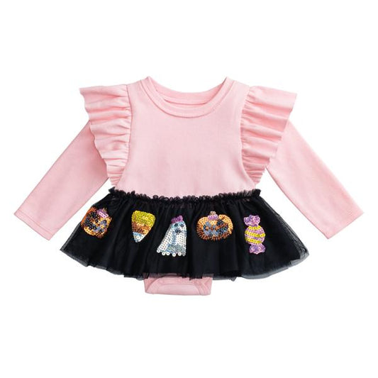 Mud Pie Halloween Tutu Bodysuit Outfit