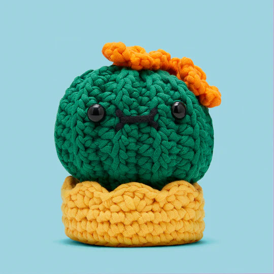 Woobles Crochet Kit | Olivia The Barrel Cactus