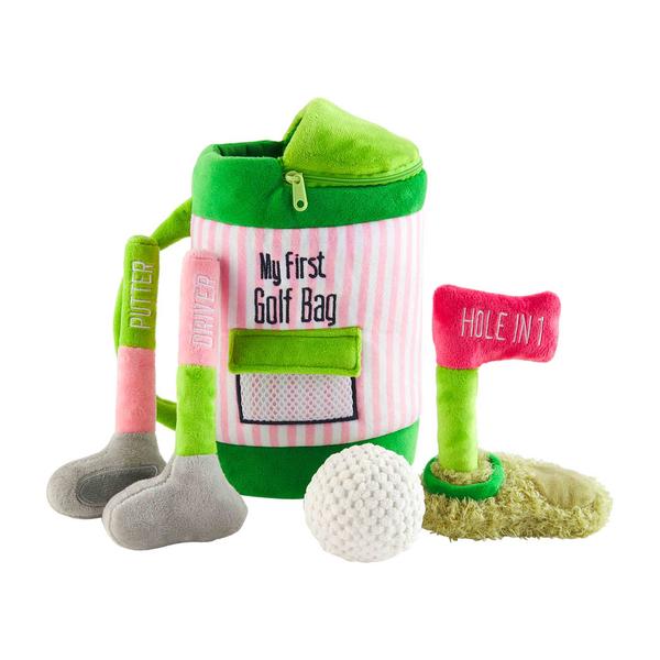 Mud Pie My First Golf Bag Plush Set