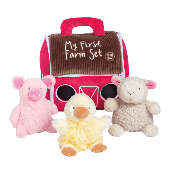 Mud Pie Plush My First Farm Set