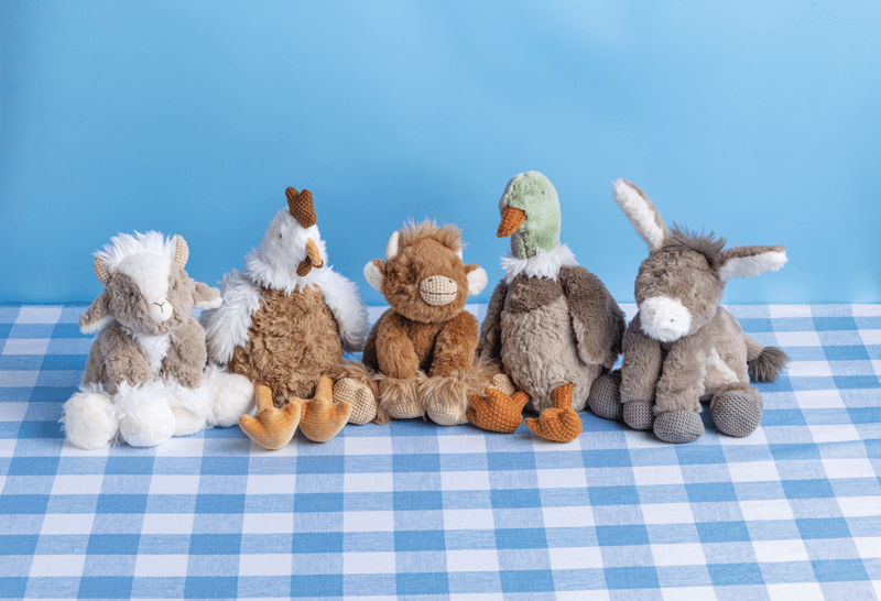 Mud Pie Farm Plush Pals