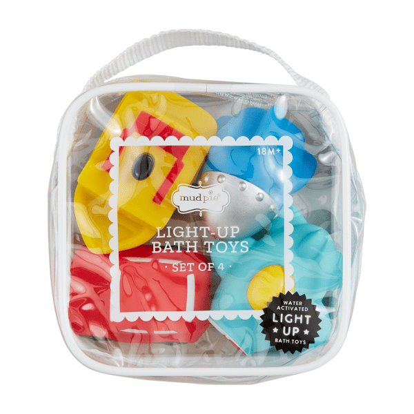 Mud Pie Light Up Bath Toys | Transportation