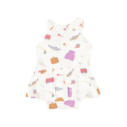 Angel Dear Bodysuit with Skirt | Pink Fishing Things