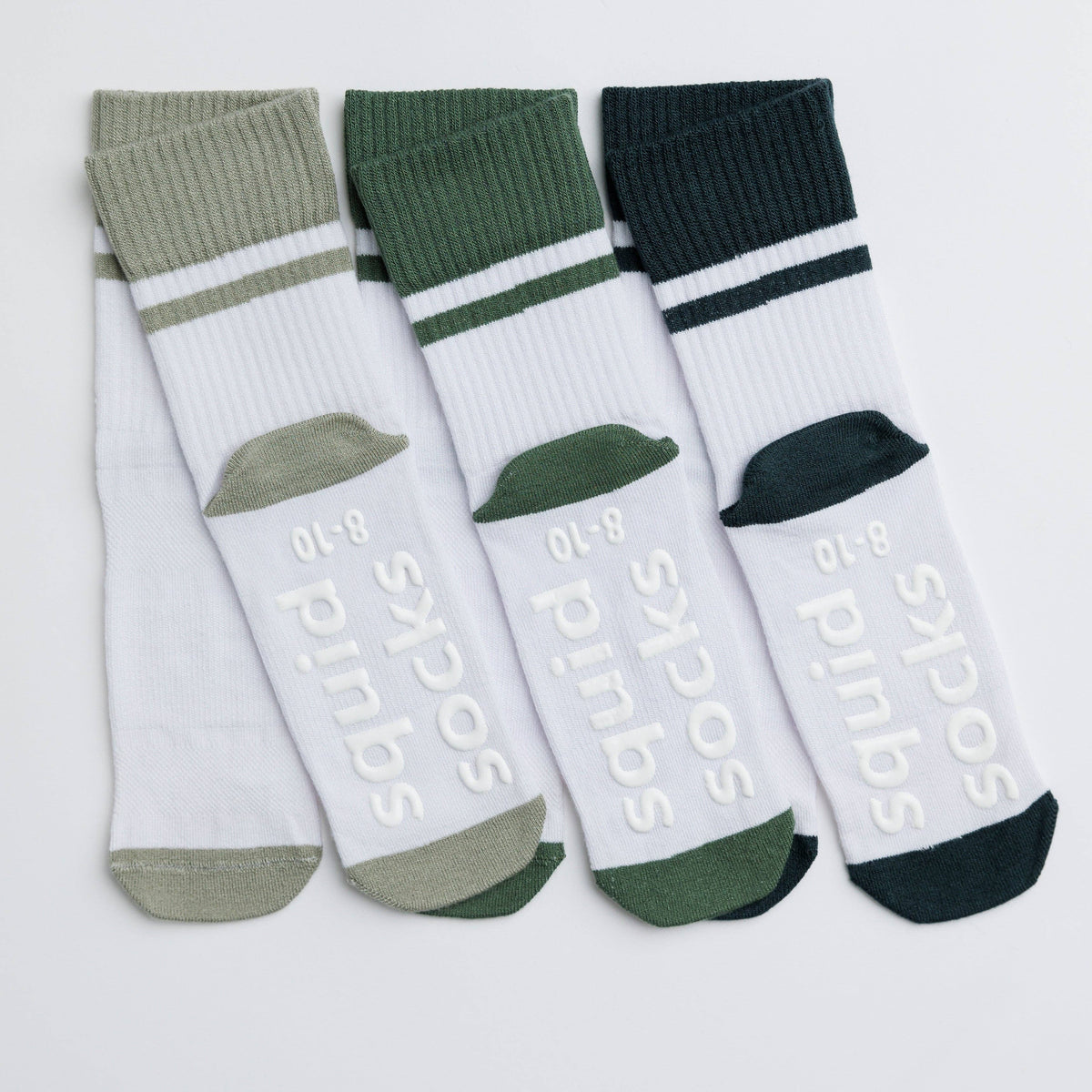 Baby & Kids Crew Grip Socks, Cooper, 3-Pack