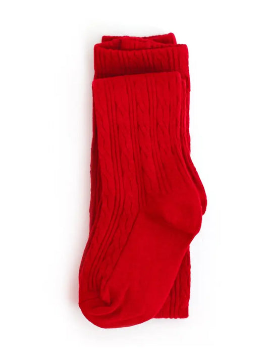 Little Stocking Co. | Red Knit Tights