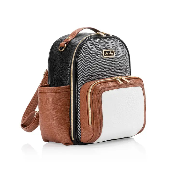 Coffee & Cream Itzy Mini Plus Backpack™ Diaper Bag